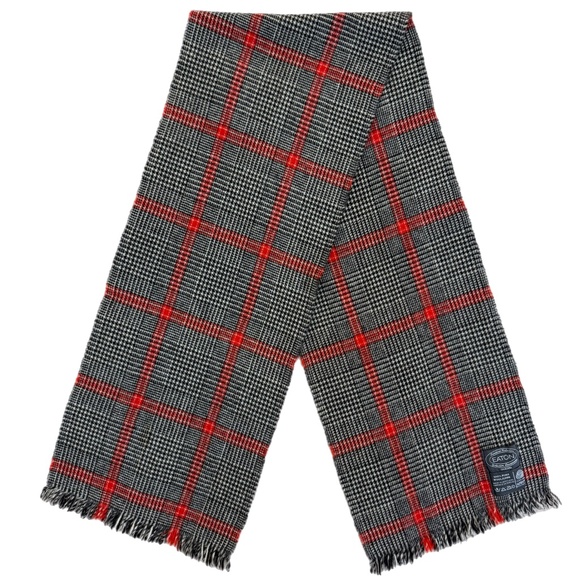 Eaton “European Collection” Pure Wool Plaid Scarf – Made in Scotland - Picture 4 of 7